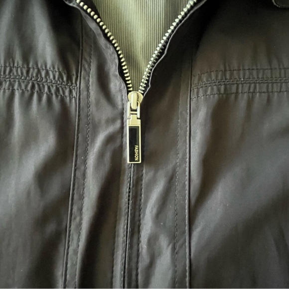 Scala Milano Fashion Full Zipper Lightweight WindbreakerJacket Black Size Medium - Picture 3 of 9